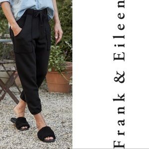 Frank & Eileen XL The Jogger Sweatpant Triple Fleece Black LAB636TF Made in USA